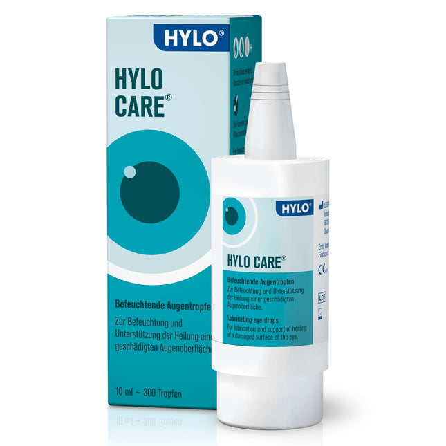 HYLO CARE acu pilieni sausām acīm ar hialuronskābi un dekspantenolu, 10 ml