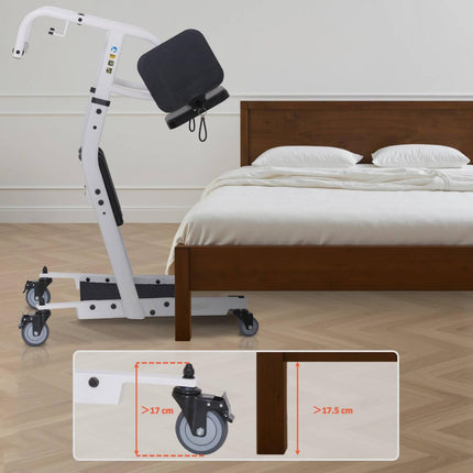 M MCombo pacientu pacēlājs stāvēšanai, palīdzības gulta senioriem, aprūpei un palīglīdzekļiem, pārvietošanas palīglīdzeklis 180 kg, staigāšanas palīglīdzeklis ratiņkrēslam 86 * 64 * 118 CM, STA446