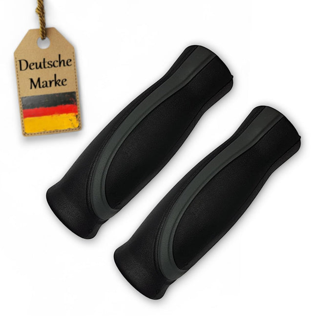 2x rokturis rollatoram, 110x22 mm no FabaCare, ergonomiskas formas, rezerves rokturi, rollatora rokturis, rollatora turētājs, universāls, labais un kreisais, rokturis mobilitātes palīglīdzeklim