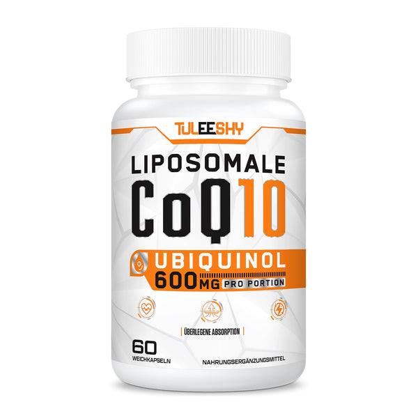 Liposomālais CoQ10 ubikvinols, augsta deva 600 mg vienā porcijā, 300 mg vienā kapsulā, koenzīma Q10 aktīvā forma, dienas deva 2 kapsulas, 60 mini-mīkstās kapsulas (1 kapsulas iepakojumā)
