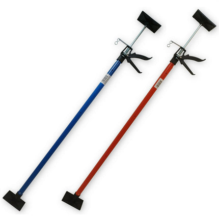 Montāžas balsts griestu balstam teleskopiskajam balstam ar vienu roku vadāmu atbalsta rāmja skavu 115-290 cm, slodzes izturība 30 kg (10 gab., ZILS)