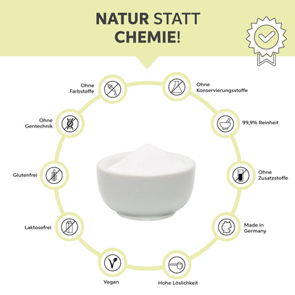 MSM pulveris 1000g | 99,9% tīra organiskā sēra | Augstākās kvalitātes metilsulfonilmetāns bez piedevām | Vegāns