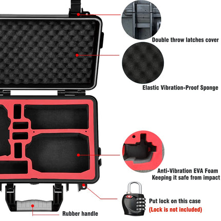 LEKUFEE ūdensizturīgs futrālis DJI Mini 4K, DJI Mini 2 SE, DJI Mini 2 Combo vai DJI Mini SE, DJI Mavic Mini (tikai korpusam)
