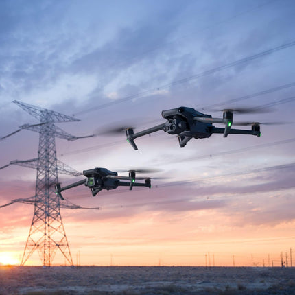 DJI Mavic 3T Worry-Free Basic Combo — kameras drons ar 640×512 termālo attēlveidošanas kameru, 1/2 collu CMOS platleņķa kameru, 56x hibrīdo tālummaiņu, 39 minūšu lidojuma laiku, centimetru precīzu pozicionēšanu, C2.