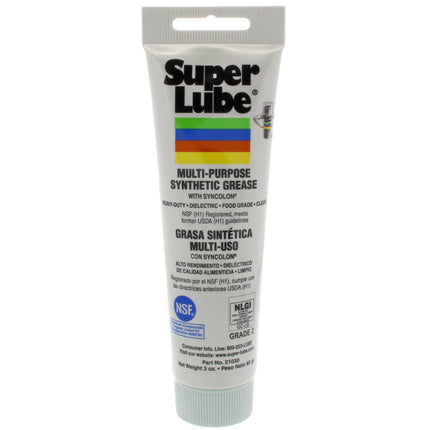 Super Lube 21030 sintētiskā smērviela (NLGI 2), 85 g tūbiņa, ražotājs Super Lube