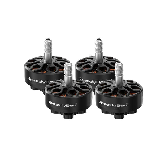 2306.5 1800KV FPV drona motors - 6S bezsuku motors 5 collu FPV dronam QAV kvadrokopteram - 4 gab.