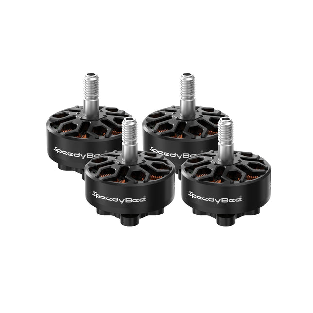 2306.5 1800KV FPV drona motors - 6S bezsuku motors 5 collu FPV dronam QAV kvadrokopteram - 4 gab.