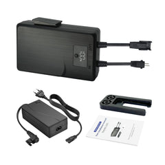 STAIGO universāls akumulatoru bloks elektriski regulējamiem krēsliem ar LED displeju atzveltnes mēbelēm, dīvāniem, paceļamiem krēsliem, bezvadu uzlādējams akumulatoru bloks 2 kontaktu elektriski darbināmām mēbelēm [25,2 V 2500 mAh]