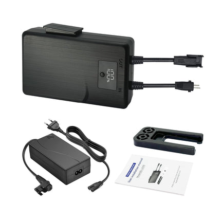 STAIGO universāls akumulatoru bloks elektriski regulējamiem krēsliem ar LED displeju atzveltnes mēbelēm, dīvāniem, paceļamiem krēsliem, bezvadu uzlādējams akumulatoru bloks 2 kontaktu elektriski darbināmām mēbelēm [25,2 V 2500 mAh]