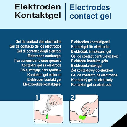 Elektrodu kontaktgels 250g - Uzlabo izlietoto TENS EMS elektrodu spilventiņu vadītspēju - Ideāls aksesuārs TENS ierīcēm un EMS trenažieriem - Axion
