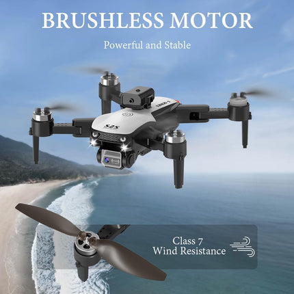OBEST drons ar 4K kameru, bezkontaktu motora drons, FPV salokāms kvadrokoptera drons ar 360° aktīvu šķēršļu novēršanu, bērnu un pieaugušo rotaļlietas un dāvanas