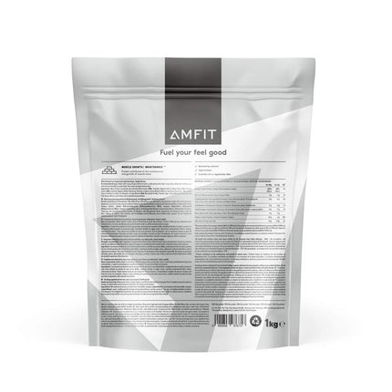 Amazon zīmols: Amfit Nutrition sūkalu proteīna pulveris, vaniļas, 33 porcijas (1 iepakojums)