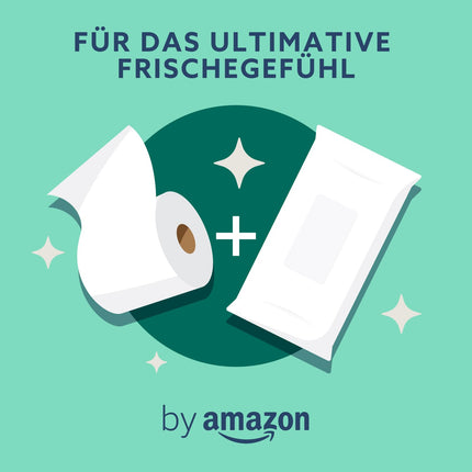 Amazon maigais mitrais tualetes papīrs ar alveju, noskalojams, 240 gab. (6 iepakojumi pa 40 loksnēm katrā) (agrāk Presto zīmols!)