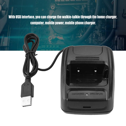 Rācijas lādētājs, lādētājs rācijām, ABS radio, rācija, USB uzlādes statīvs, statīvs Bf888S, Bf777S, Bf666S