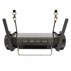 Robotika — plecu siksna DJI RC Plus kontrolierim, neslīdoša horizontāla piekare, ātra montāža, melna anodēta, alumīnijs