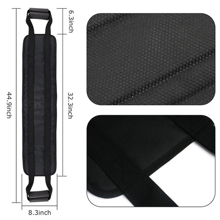 Pārneses josta pacientiem ar dubultu rokturi, pārneses jostas stropes, pārvietošanas dēlis pacientu pārvietošanai, pacēlājs, senioriem ar invaliditāti, 79 * 24 CM