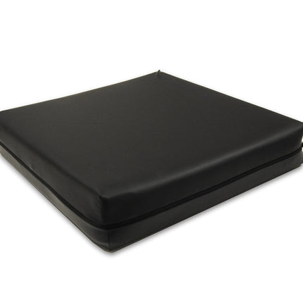 PEPE Mobility - Ratiņkrēsla sēdekļa spilvens pret izgulējumiem (42 x 42 x 8 cm), ortopēdisks, ar atmiņas putām, izgulējumu, melns - Ražots Eiropā