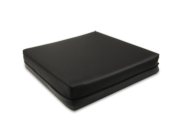 PEPE Mobility - Ratiņkrēsla sēdekļa spilvens pret izgulējumiem (42 x 42 x 8 cm), ortopēdisks, ar atmiņas putām, izgulējumu, melns - Ražots Eiropā