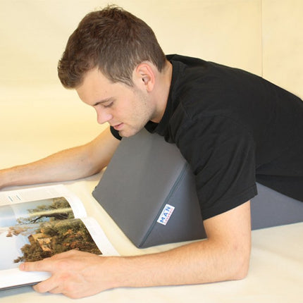 nūdistu lasīšanas ķīlis MAN170-45x30x augstums 24 cm vāka krāsa šīfera pelēka