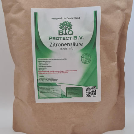 Citronskābe 1 kg tīra no Bio Protect