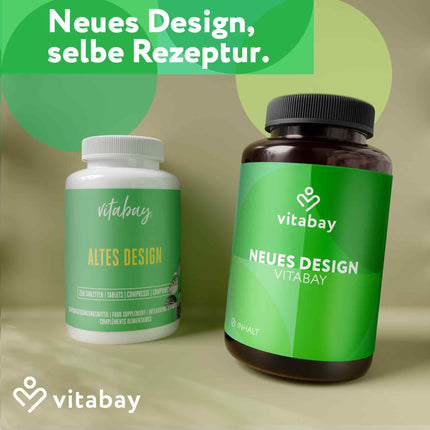Vitabay magnija malāts 1000 mg augsta deva - 180 tabletes vegāns un laboratoriski pārbaudīts - magnija augstas devas kapsulas - veicina normālu enerģijas metabolismu un normālu muskuļu darbību
