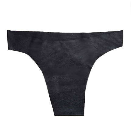 SpecialUnderwear lateksa sieviešu stringi, melni, īpaši karsti - 0,3 mm biezi, izmērs: L
