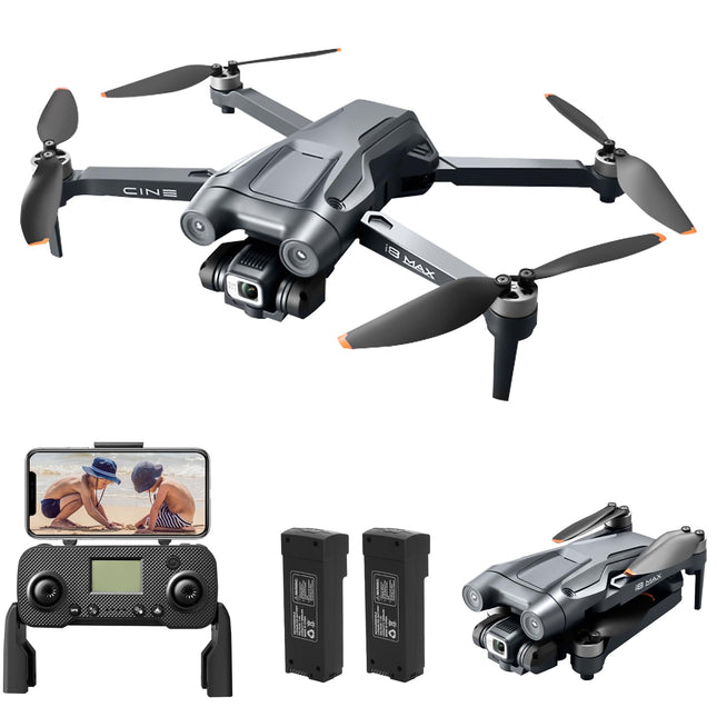 MINGPINHUIUS GPS drons ar 4K HD kameru, tālvadības kvadrokopters ar automātisku atgriešanos, 5G WiFi attēla pārraide, 50 min. Ilgs lidojuma laiks ar bezkontaktu motoru, augstuma saglabāšanas bezgalvas režīmu