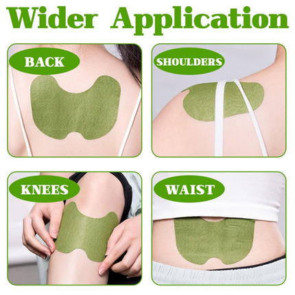 FENGQ sāpju mazināšanas plāksteris, 80 gabali sāpju mazināšanas plāksteri, plāksteri ceļa sāpju mazināšanai, vērmeles ceļa plāksteris, sāpju mazināšana, siltuma plāksteris ceļa, muguras, kakla un sāpošiem muskuļiem