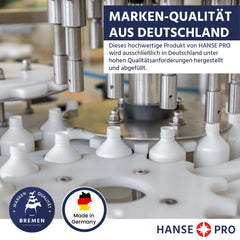 Hanse Pro Air Binder komplekts ūdensgultām, 2 x 250 ml Air Stop, 2 x 15 ml ūdensgultas putu slāpētājs | Aprūpe | Gaisa saistviela | Gaisa šķīdinātājs | Novērš gaisa troksni ūdensgultās | Burbuļu apturēšana