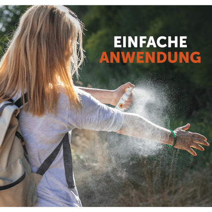 AVURO odu atbaidīšanas aerosols 100 ml, ilgstoša aizsardzība pret kukaiņiem, 100% augu izcelsmes aktīvā viela - eikalipta citrondzelzs eļļa, bez DEET
