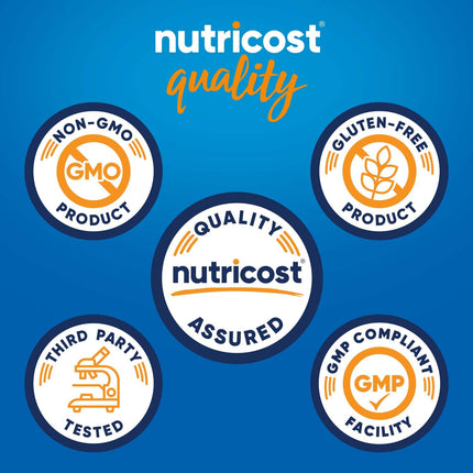 Nutricost L-teanīns 200 mg, 120 kapsulas, dubulta iedarbība - bez ĢMO, bez glutēna