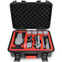 FPVtosky maciņš DJI Air 3S /3 droniem/Fly More Combo, ūdensizturīgs Air 3 /3S cietais maciņš-soma aksesuāriem, saderīgs ar DJI RC 2/RC-N2/RC Pro ar aizsargapvalku, līdz 8 baterijām