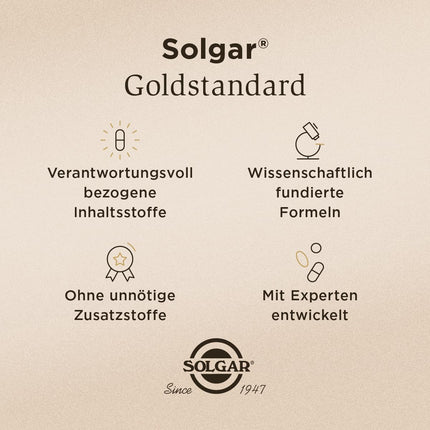 SOLGAR® Ādas, matu un nagu komplekss | ar MSM, sarkanajām aļģēm, C vitamīnu, lizīnu, prolīnu, cinku un varu matiem, ādai un nagiem | Unikāla formula ar patentētu OptiMSM® | 60 tabletes
