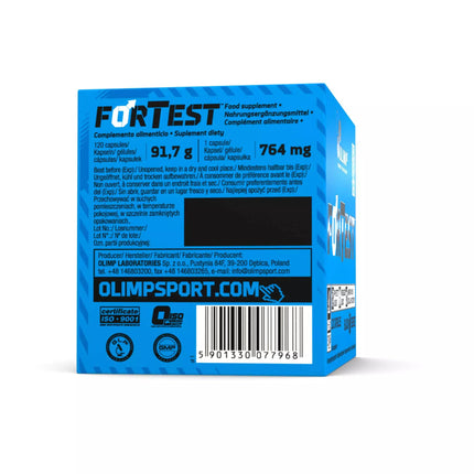 Olimp Sport Nutrition Fortest, 120 kapsulas