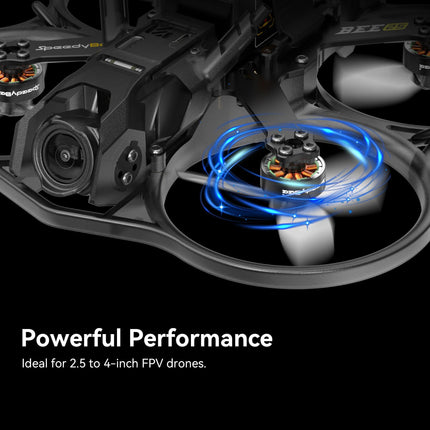 SpeedyBee 1404 4600KV bezkontaktu FPV motors Bee25 2,5 collu FPV droniem - 4 gabalu iepakojums, aviācijas alumīnijs, jaudīgs un stabils 2,5, 3,5 collu un 4 collu FPV konstrukcijām. Whoop Toothpick Cinewhoop.
