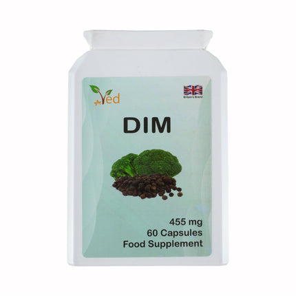 DIM 455 mg vienā porcijā 60 kapsulas (60 dienu krājums)
