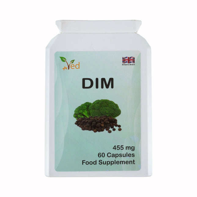 DIM 455 mg vienā porcijā 60 kapsulas (60 dienu krājums)