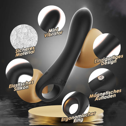 Vibrācijas efekts sievietēm, dildo vibrators, seksa rotaļlieta sievietēm un pāriem, ekstremāls sekss - pārnēsājams masāžas nūjiņš sieviešu seksam ar 10 režīmiem, spēcīgi un klusi vibratori sievietēm, G-punkta klitora stimulēšanai
