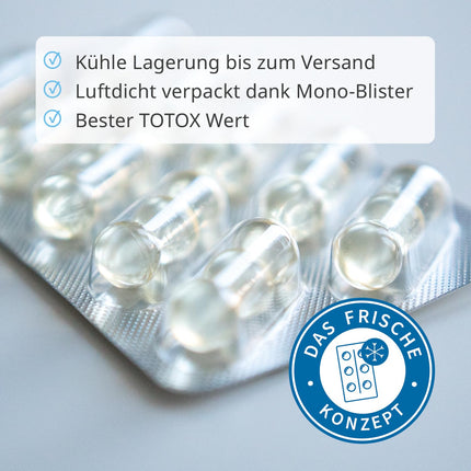 Premium Omega-3 kapsulas – mammai un mazulim – 293 mg DHA un 173 mg EPA – pirms, grūtniecības laikā un pēc tās – drošas un svaigas Omega-3 – viegli lietojamas – 90 mini kapsulas