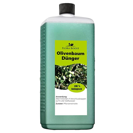 Flora Boost olīvkoka mēslojums Flora Boost 500ml I Līdz 100 litriem apūdeņošanas ūdens I Ilgtermiņa mēslojums uzlabotai ziedēšanai I Šķidrs lapu un sakņu mēslojums I 100% dabīgs augu mēslojums