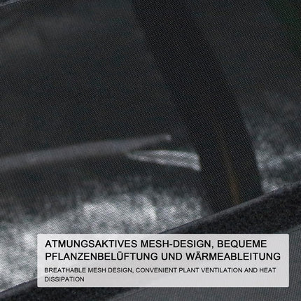 Mucola audzēšanas telts 40x40x160 cm komplekts ar 3-in-1 mērīšanas ierīci, audzēšanas telts hidroponikai augu audzēšanai | viegls un ūdensnecaurlaidīgs | Iekštelpu audzēšanas telts ar atstarojošu iekšējo foliju