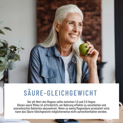 NATURTREU® Magenbalance betaīna HCL komplekss vegāns - ar pepsīnu, kumelītēm un hlorīdu - atbalsta kuņģa skābi un gremošanu* - pilna spektra enzīmu kapsulas ar augstu devu