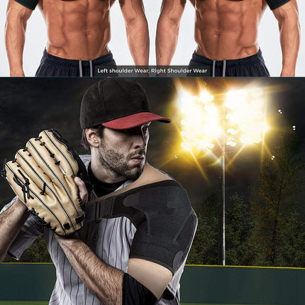 Plecu atbalsts ar spiediena spilventiņu vīriešiem un sievietēm, regulējams plecu atbalsts rotatora aproces plīsuma, tendinīta, dislokācijas gadījumā, der gan labajam, gan kreisajam plecam