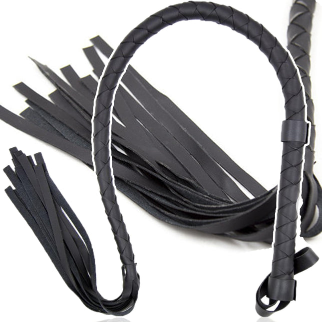 Eksotiska pātaga vergiem 85 cm mākslīgās ādas seksa pātaga sievietēm BDSM pātaga seksam Sadomaso seksa rotaļlieta pāriem izturīga ABS roktura pātagas erotiska spēle FOPS B21-6