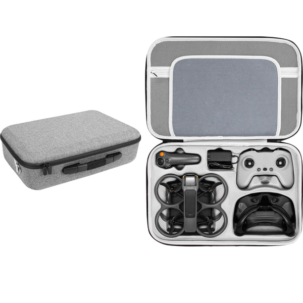 FPVtosky Avata 2 soma DJI Avata 2 piederumiem, cieta soma DJI Avata 2 Fly More Combo ierīcei, kas paredzēta DJI Goggles 3/RC Motion 3/FPV tālvadības pultij 3, akumulatora uzlādes stacija, Avata 2 piederumi
