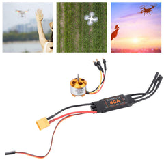 RC motora ESC bezkontaktu, 2212 1000KV motora 40A bezkontaktu ESC komplekts RC drona un helikoptera FPV modelim