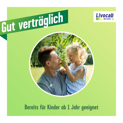 Livocab® tiešās iedarbības deguna aerosols (5 ml) | Akūtas alerģijas simptomu atvieglošana | Ātra atvieglojuma nodrošināšana alerģiska rinīta gadījumā | Spēkā no pirmās lietošanas reizes