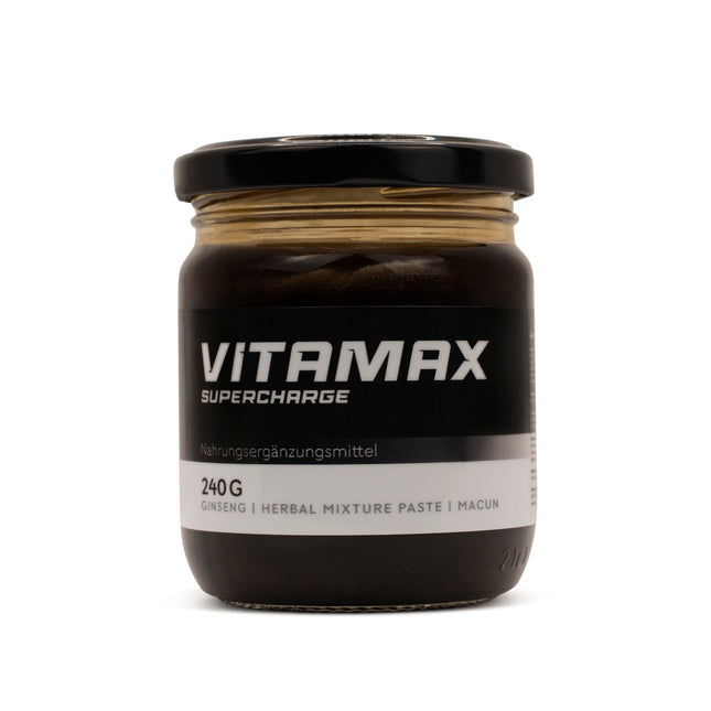 Vitamax Supercharge augu gels | Augstākās kvalitātes [SPĒCĪGS] vīriešiem ar žeņšeņu