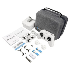 BETAFPV Cetus Pro FPV RTF drona komplekts ar tālvadības pulti, FPV brilles ar augstuma noturēšanas funkciju, pašaizsardzība, 3 lidojuma režīmi, bruņurupuča režīms, gatavs lidošanai, viegli iedarbināms FPV iesācējiem un pusaudžiem.
