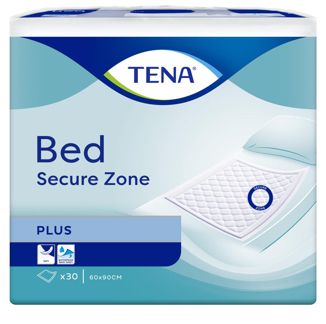 Tena Bed Plus 60x90cm, iepirkums vairumā, kartona kastītē pa 4 x 30, ražotājs Tena